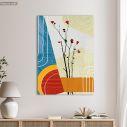 Canvas print Abstract flower synthesis