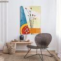 Canvas print Abstract flower synthesis
