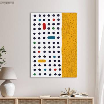 Canvas print Dots and dashes