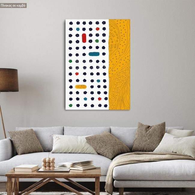 Πίνακας σε καμβά Dots and dashes, insta