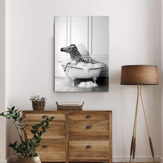 Canvas print Bath time