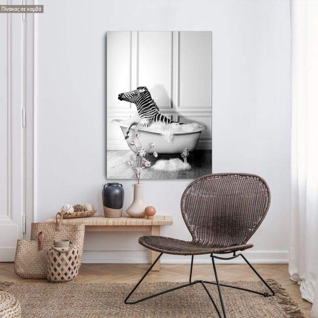 Canvas print Bath time