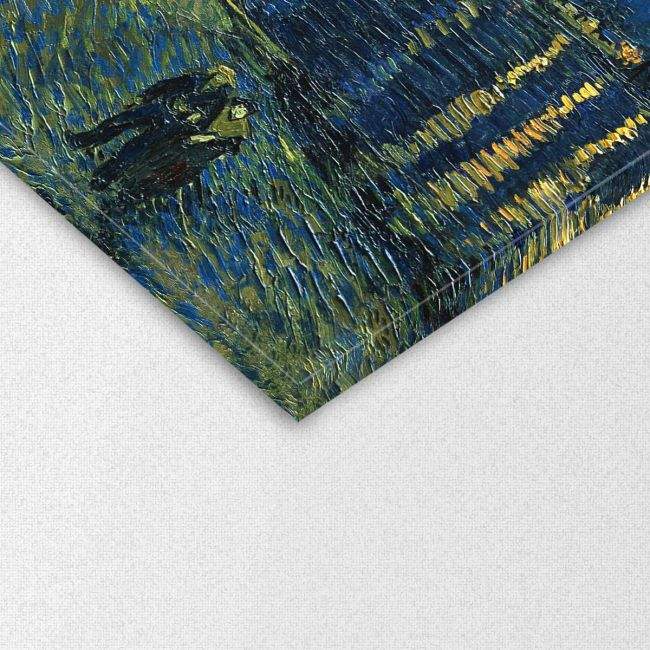 Canvas print Starry night over the Rhône, Vincent van Gogh