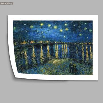 Starry night over the Rhône, Vincent van Gogh, Poster 2