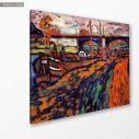 Canvas print The bridge at Chatou reart (original Vlaminck M)