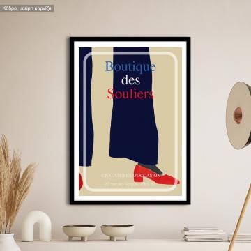 Boutique de souliers, poster