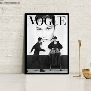 Vogue cover XI, κάδρο, μαύρη κορνίζα