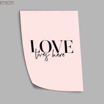 Misty Rose, Love lives here poster 2