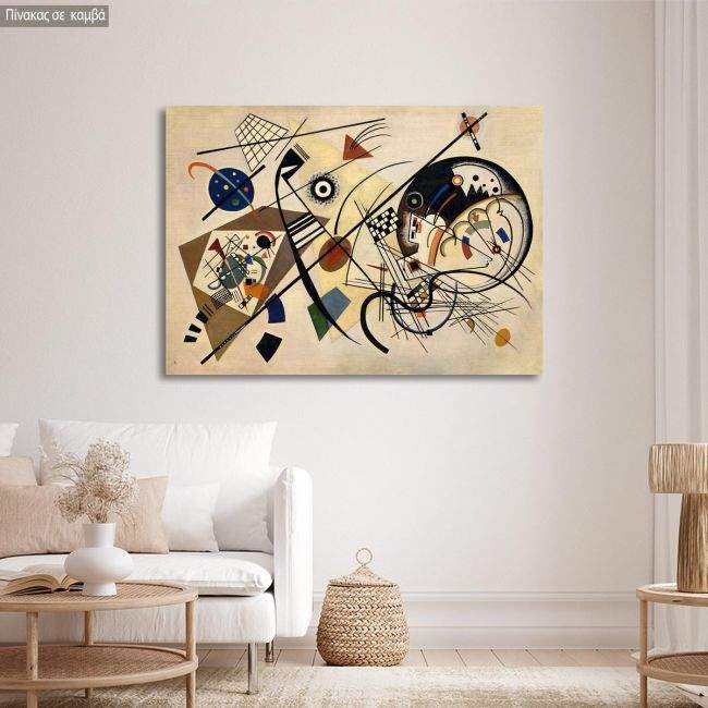 Canvas print Transverse line, Kandinsky W.