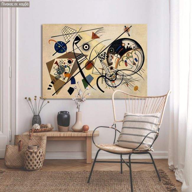 Canvas print Transverse line, Kandinsky W.