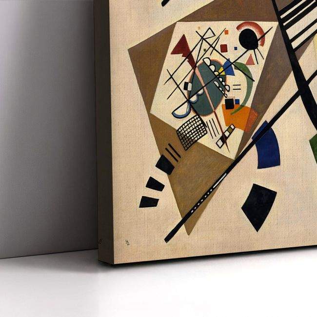 Πίνακας ζωγραφικής Transverse line, Kandinsky W