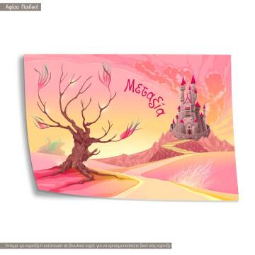 Fairie's castle with name, poster 2