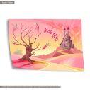 Fairie's castle with name, poster