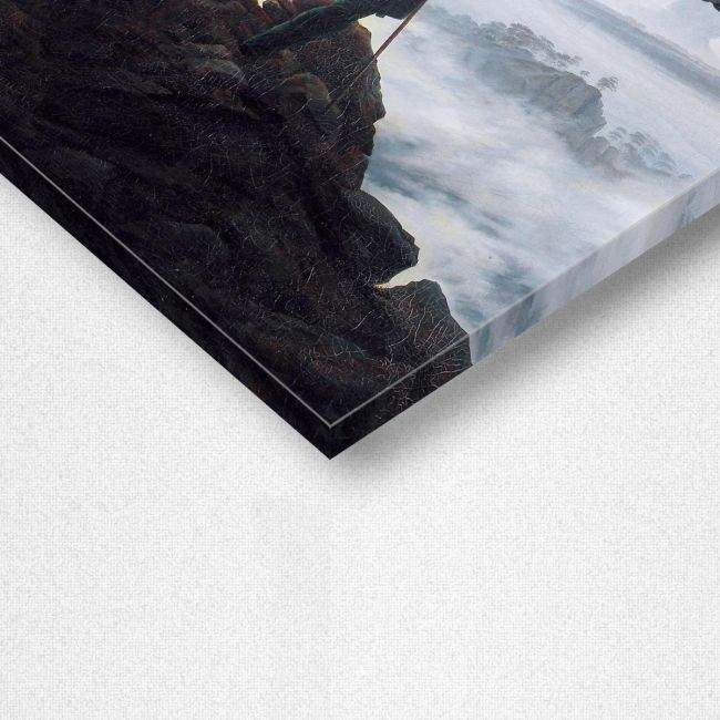 Canvas print The wanderer and the falcon (original Friedrich C. D)