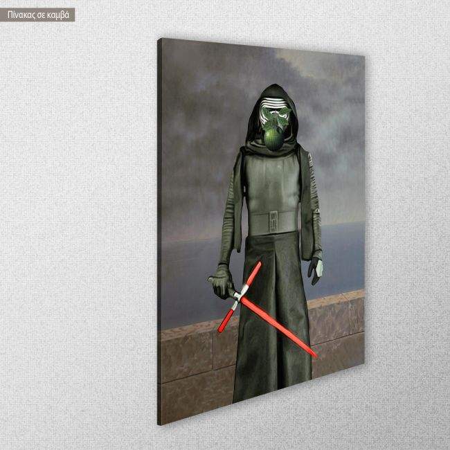 Πίνακας ζωγραφικής Grandson of a man reart, (original Rene Magritte), κοντινό