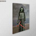 Canvas print Grandson of a man reart, (original Rene Magritte)