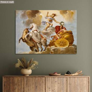 Canvas print Alexander the Great mural, Pitti Palace