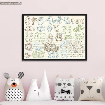 Lovely Handpainted Pattern , poster