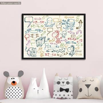 Lovely Handpainted Pattern II , poster