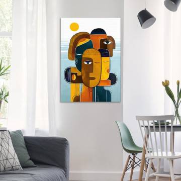 Canvas print Point of view II Framed canvas View 1 2