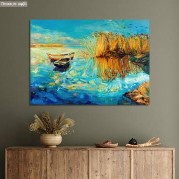 Canvas print Lake memories