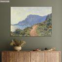 Πίνακας ζωγραφικής La corniche de Monaco, Monet