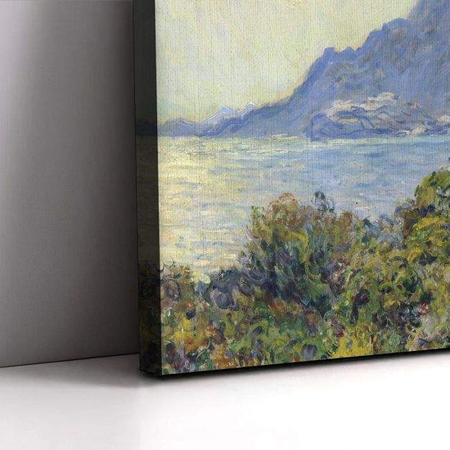 Πίνακας ζωγραφικής La corniche de Monaco, Monet