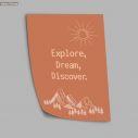 Explore, dream, discover, αφίσα, πόστερ