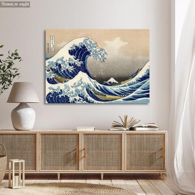 Πίνακας ζωγραφικής The great wave off Kanagawa, Hokusai K