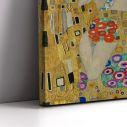 Canvas print The kiss, close up, Klimt Gustav