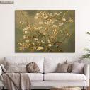 Canvas print Blossoming almond tree (brown), Vincent van Gogh