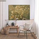Canvas print Blossoming almond tree (brown), Vincent van Gogh