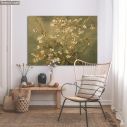 Πίνακας ζωγραφικής Blossoming almond tree (brown), Vincent van Gogh
