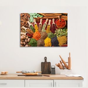 Canvas print Spices and herbs Framed canvas View 1 2