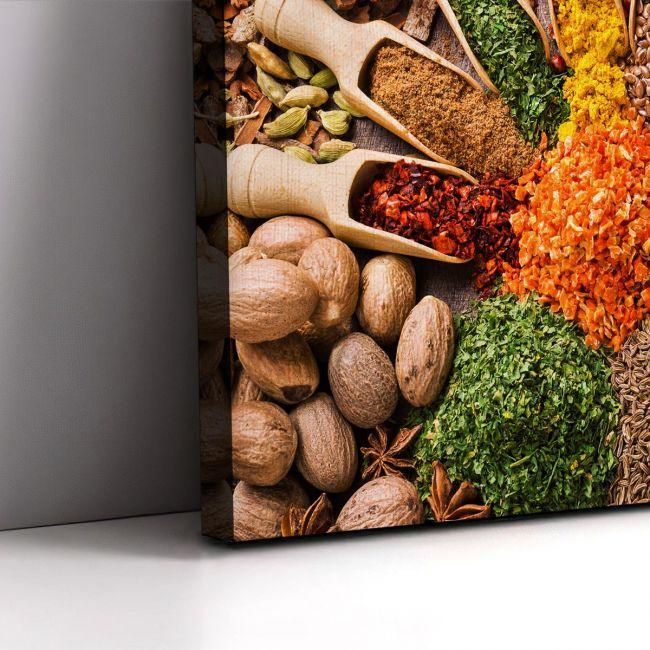 Canvas print Spices and herbs