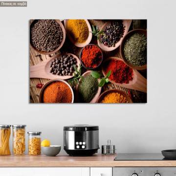 Canvas print Spices