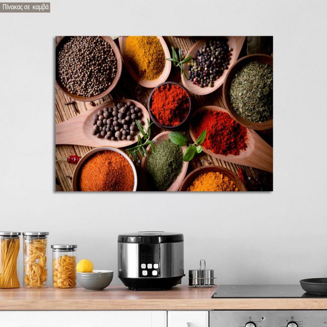 Canvas print Spices