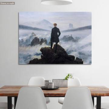 Πίνακας ζωγραφικής Wanderer above the sea of fog (detail), Caspar D. F