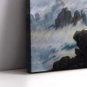 Canvas print Wanderer above the sea of fog (detail), Caspar D. F.