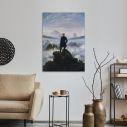 Canvas print The wanderer above the sea of fog, Friedrich Caspar David