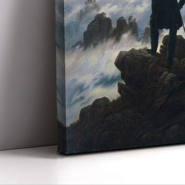 Πίνακας ζωγραφικής The wanderer above the sea of fog, Caspar D. F., γωνία 