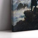 Πίνακας ζωγραφικής The wanderer above the sea of fog, Caspar D. F., γωνία 