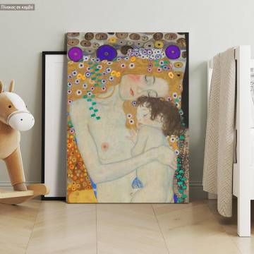 Πίνακας ζωγραφικής Mother and child, Klimt Gustav