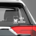 Car sticker Angry Kids on Board
