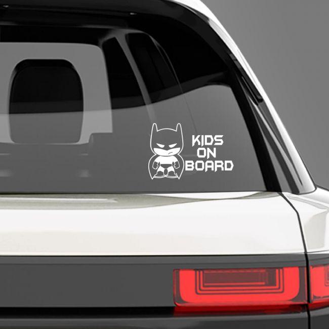 Car sticker Angry Kids on Board