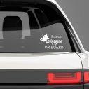 Baby car sticker Princess baby on Board