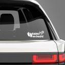 Baby car sticker Babies on Board