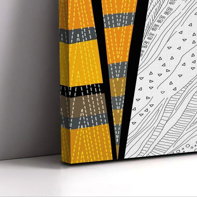 Canvas print Abstract geometric summer