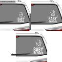 Baby car sticker Baby stroller on Board