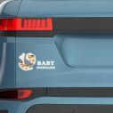 Baby car sticker Cute bird on board